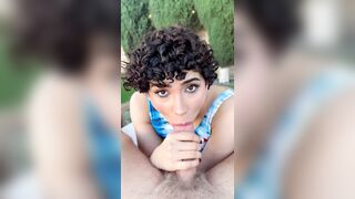 Foxy Alex POV blowjob!