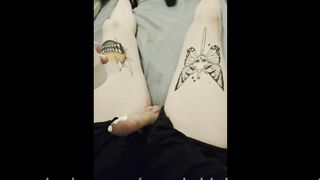 Young Trans girl makes herself horny